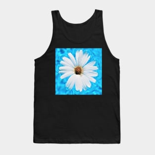 Copy of Tropical Summer Vacation Floral Print Happy Inspirational Design Cute Vacation Beach Wear & Gifts Tank Top